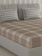 210 TC Cotton Double Bed 1 Bedsheet with 2 Pillow Covers (Ramona)