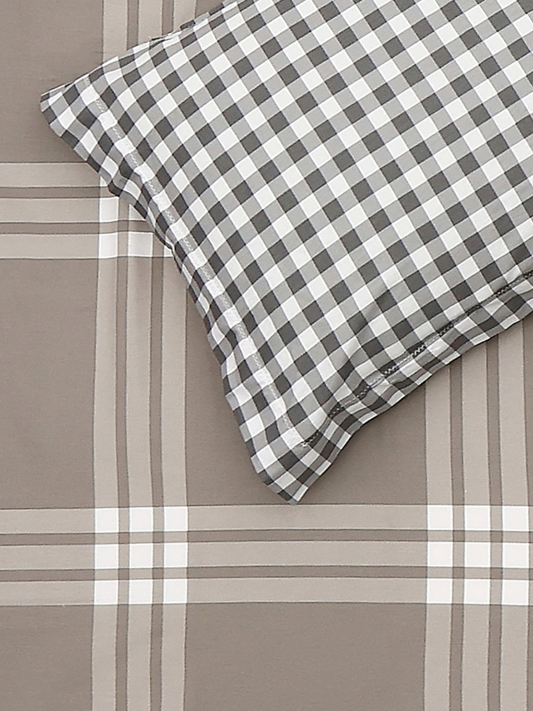 210 TC Cotton Double Bed 1 Bedsheet with 2 Pillow Covers (Ramona)