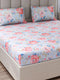 130 GSM Polyester King Size 1 Bedsheet with 2 Pillow Covers (Royal King)