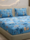 104 TC 100% Cotton Double Bed 1 Bedsheet with 2 Pillow Cover (Samriddhi)