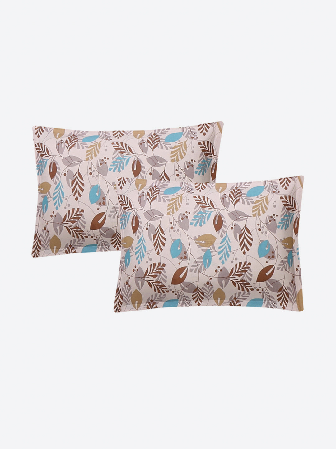 104 TC 100% Cotton Double Bed 1 Bedsheet with 2 Pillow Cover (Samriddhi)