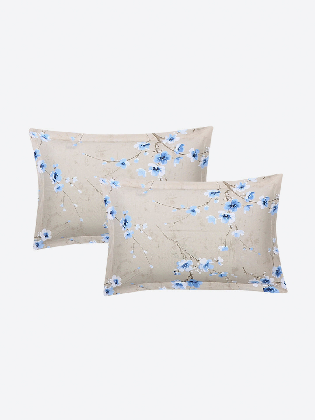104 TC 100% Cotton Double Bed 1 Bedsheet with 2 Pillow Cover (Samriddhi)