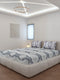 130 GSM Polyester Queen Size 1 Bedsheet with 2 Pillow Covers (Sanskriti)