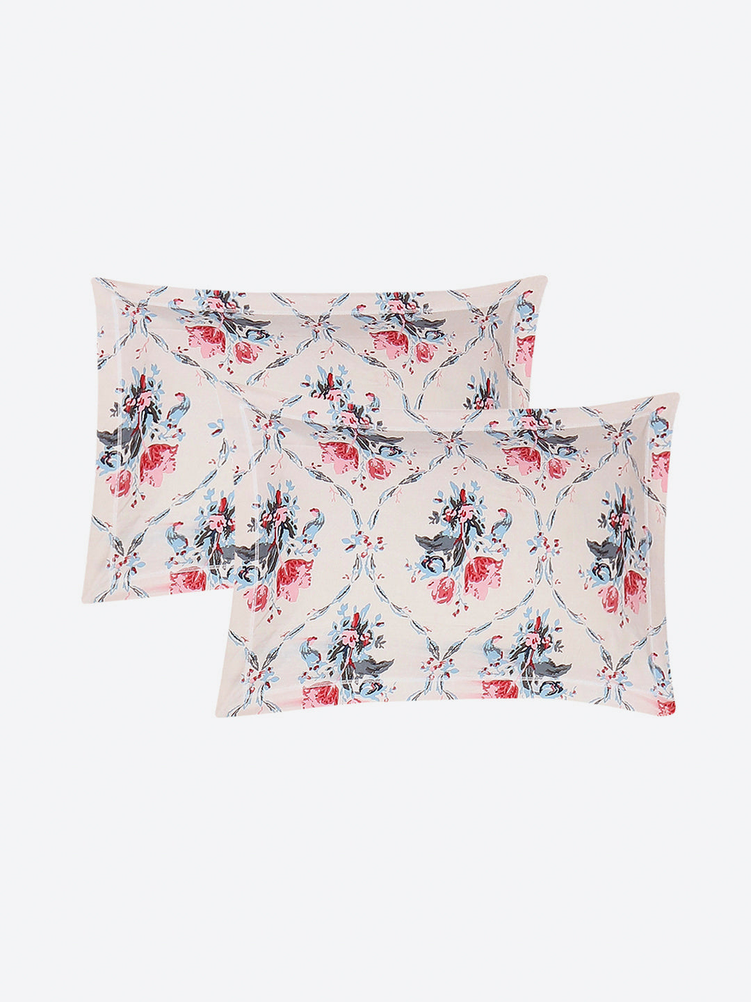 130 GSM Polyester Queen Size 1 Bedsheet with 2 Pillow Covers (Sanskriti)