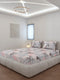 130 GSM Polyester Queen Size 1 Bedsheet with 2 Pillow Covers (Sanskriti)