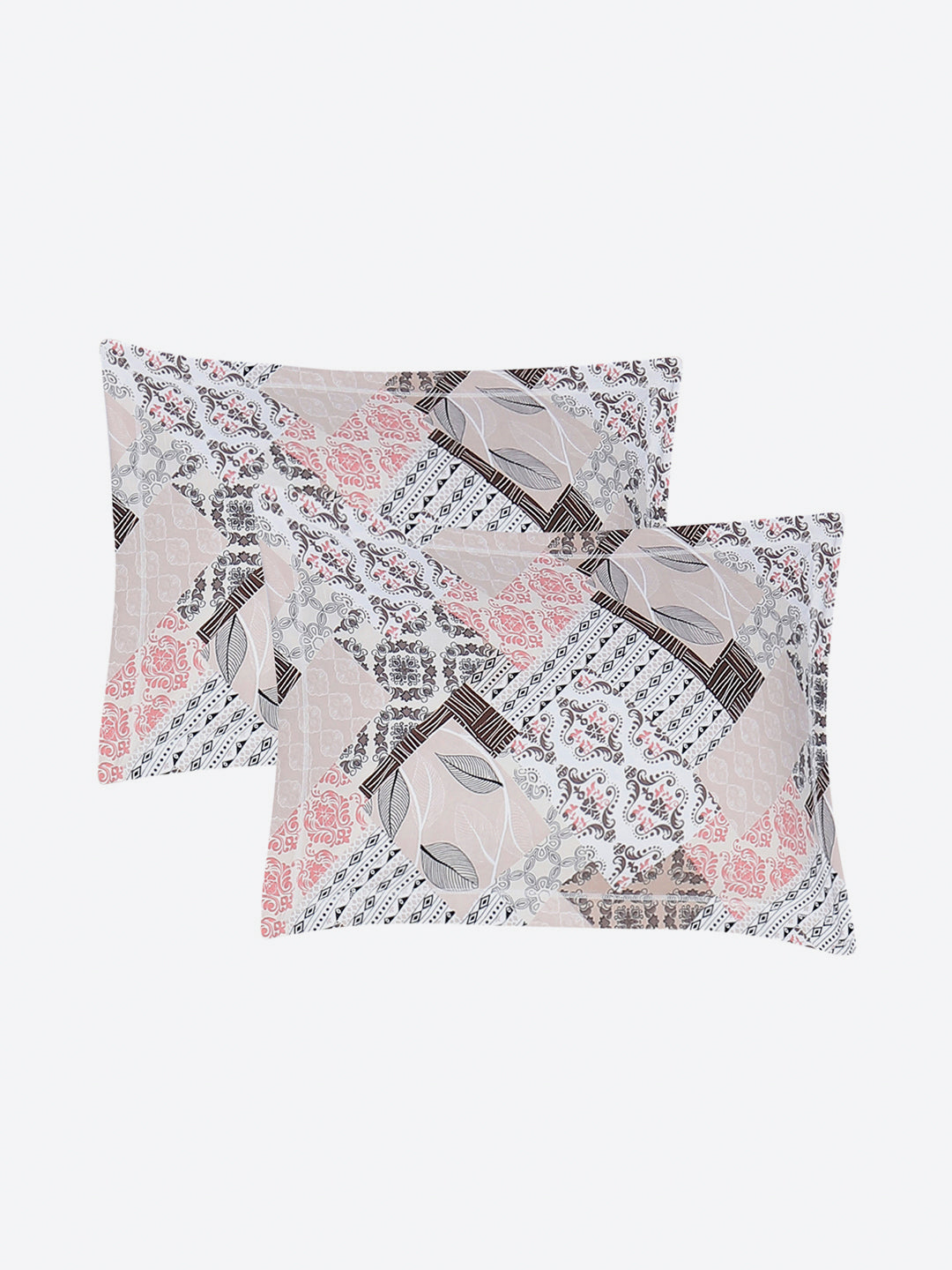 130 GSM Polyester Queen Size 1 Bedsheet with 2 Pillow Covers (Sanskriti)