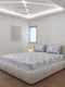 130 GSM Polyester Queen Size 1 Bedsheet with 2 Pillow Covers (Sanskriti)