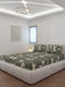 130 GSM Polyester Queen Size 1 Bedsheet with 2 Pillow Covers (Sanskriti)