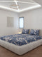 130 GSM Polyester Queen Size 1 Bedsheet with 2 Pillow Covers (Sanskriti)