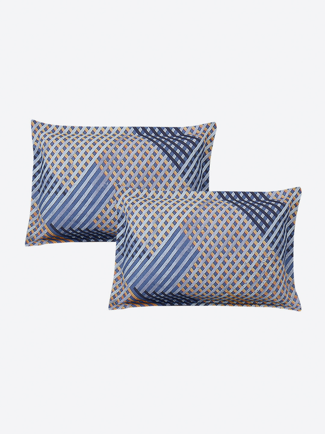 130 GSM Polyester Queen Size 1 Bedsheet with 2 Pillow Covers (Sanskriti)