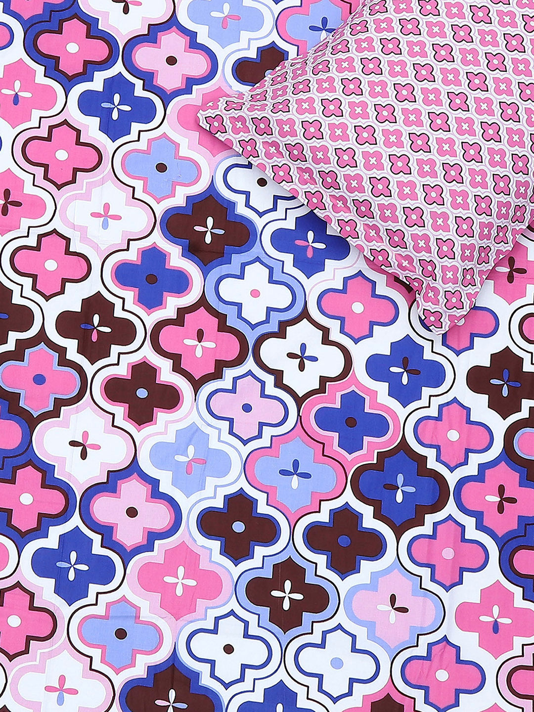 144 TC Cotton Single Bedsheet with 1 Pillow Cover (Solstice)