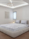 130 GSM Polyester King Size 1 Bedsheet with 2 Pillow Covers (Stanley)
