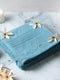 Sky Blue Cotton Solid 400 GSM Bath Towel (Jazz)