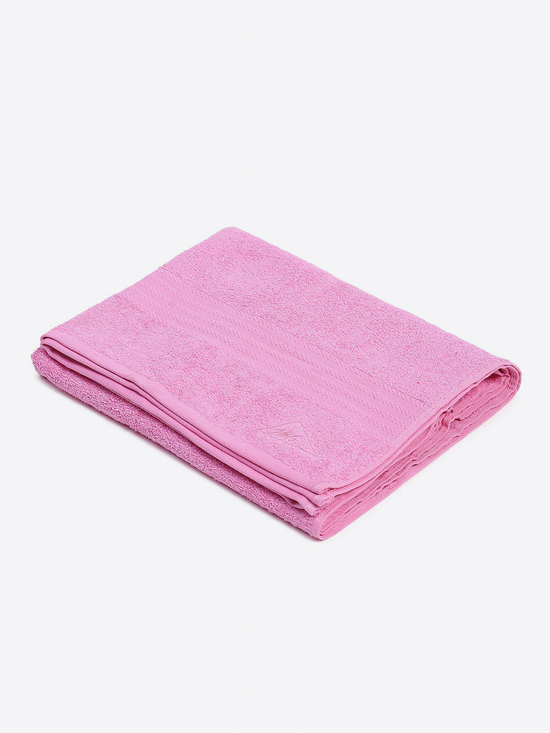 Light Pink Cotton Solid 400 GSM Bath Towel (Jazz)
