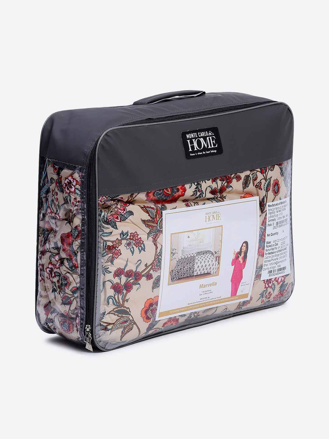 Printed Double Bed 3 Ply Comforter for AC Room - (Marvella)