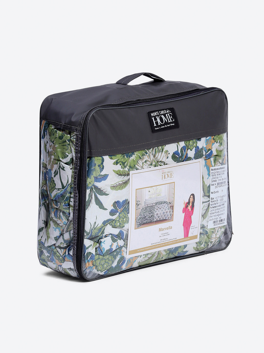 Printed Double Bed 3 Ply Comforter for AC Room - (Marvella)