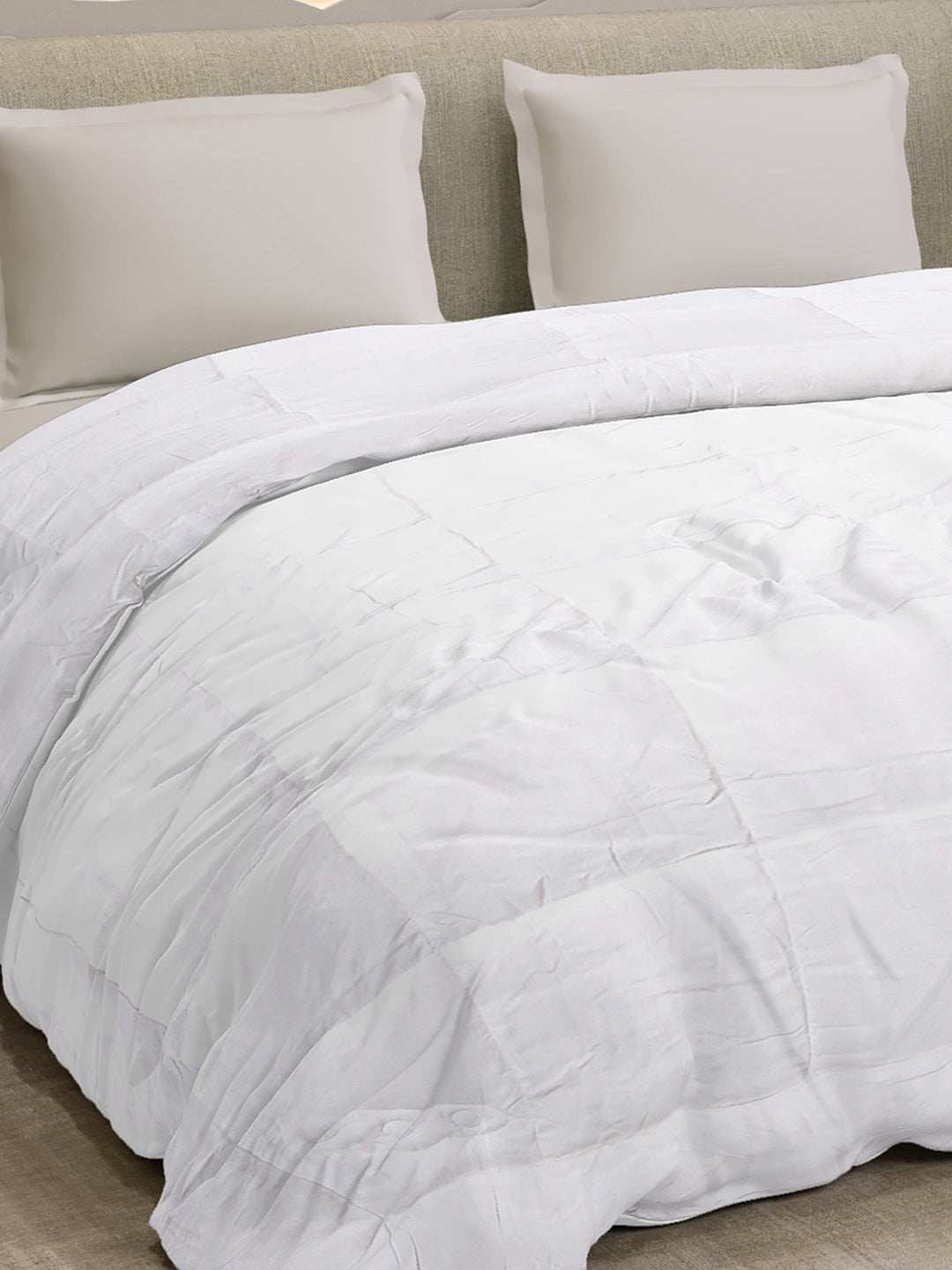 Solid Double Bed 233 GSM Comforter for AC Room (Microgel)