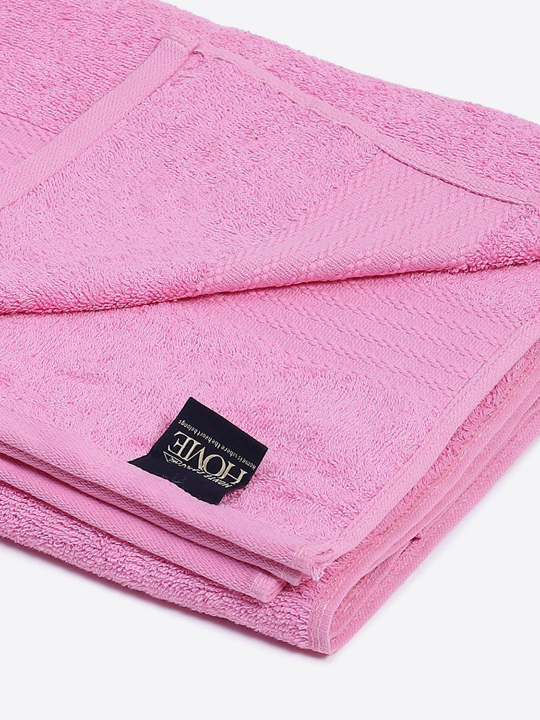 Magenta Cotton Solid 400 GSM Car Towel (Jazz)