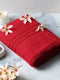 Red Cotton Solid 350 GSM Car Towel (Soho)