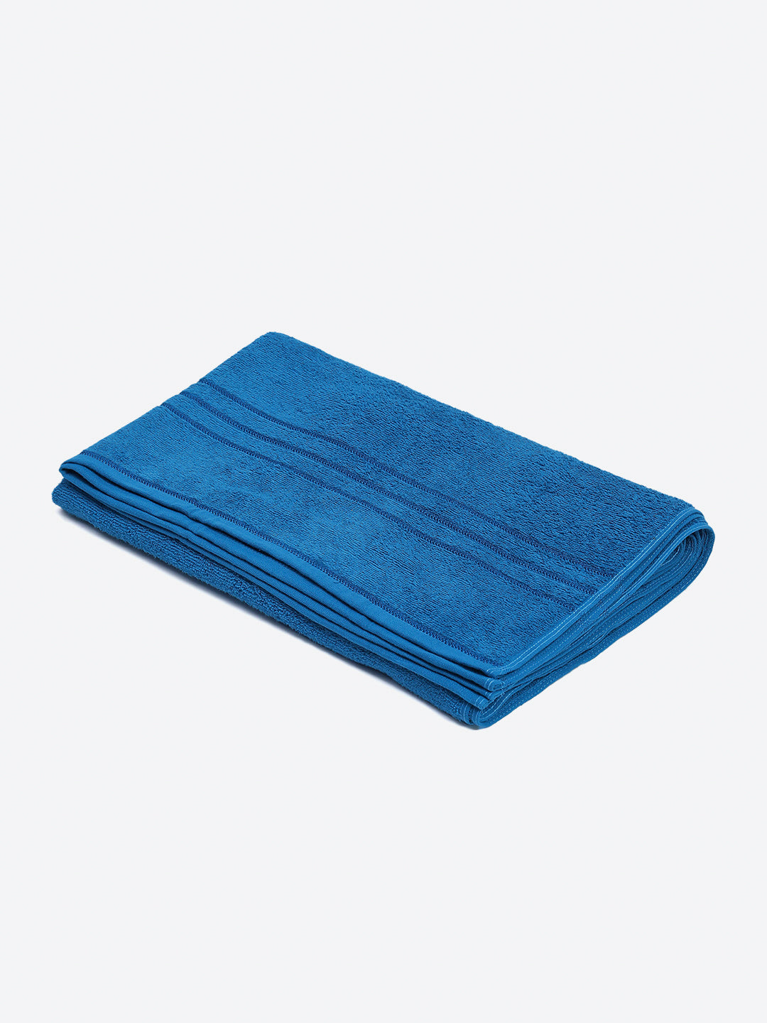 Blue Cotton Solid 350 GSM Car Towel (Soho)