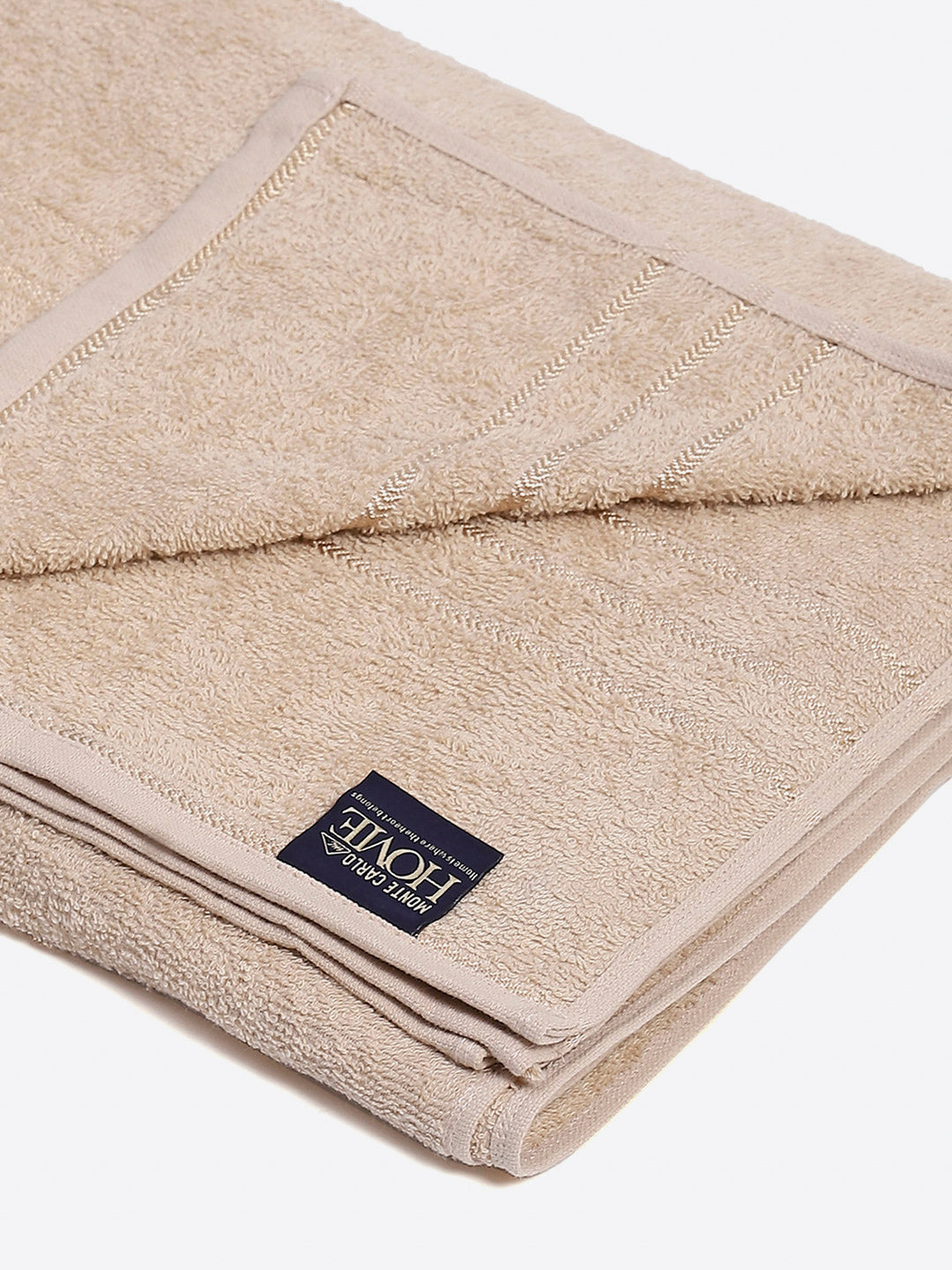 Cream Cotton Solid 350 GSM Car Towel (Soho)