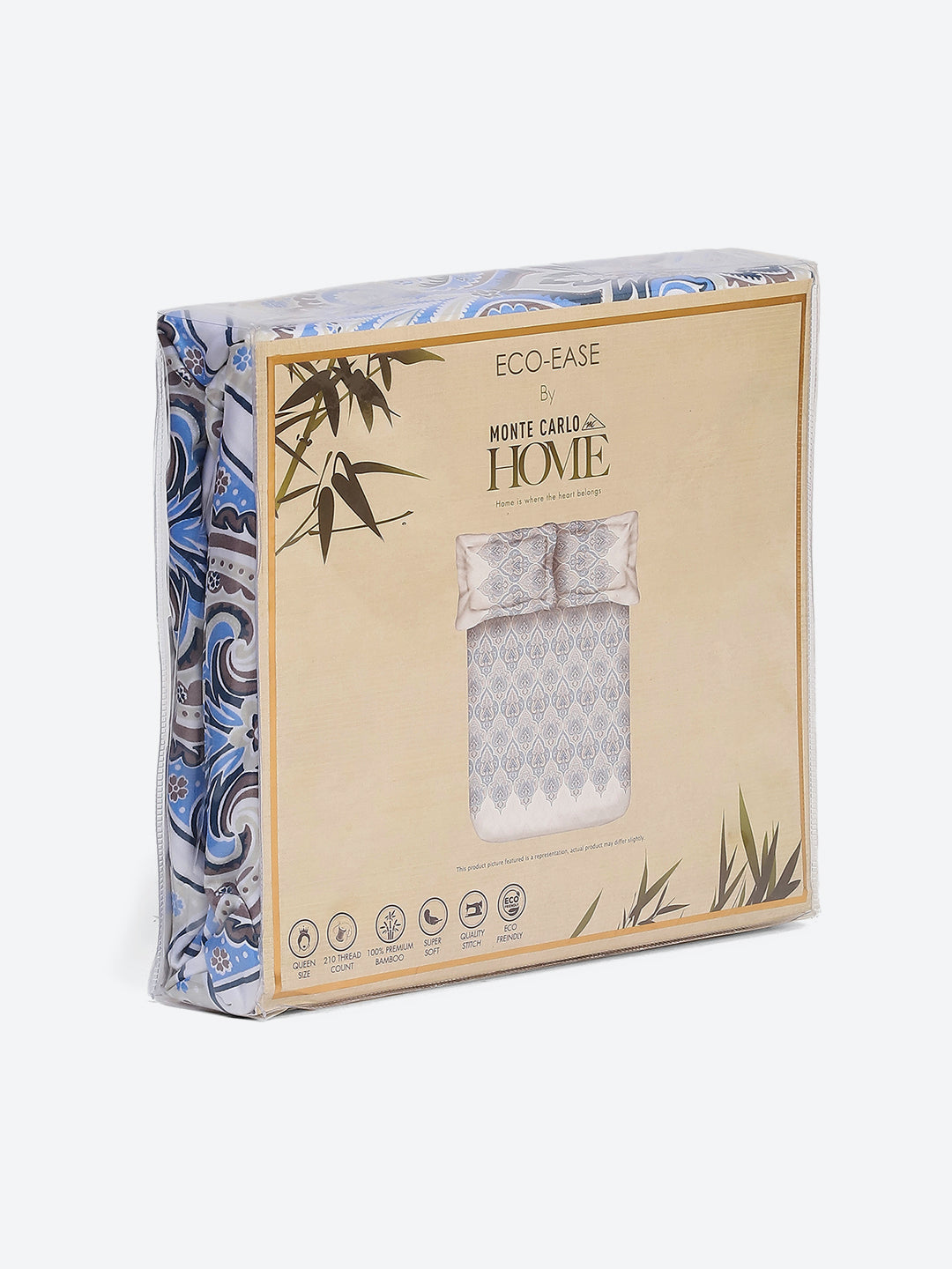 Printed Double Bed 210 GSM Duvet for Mild Winter - (Ecoesy)