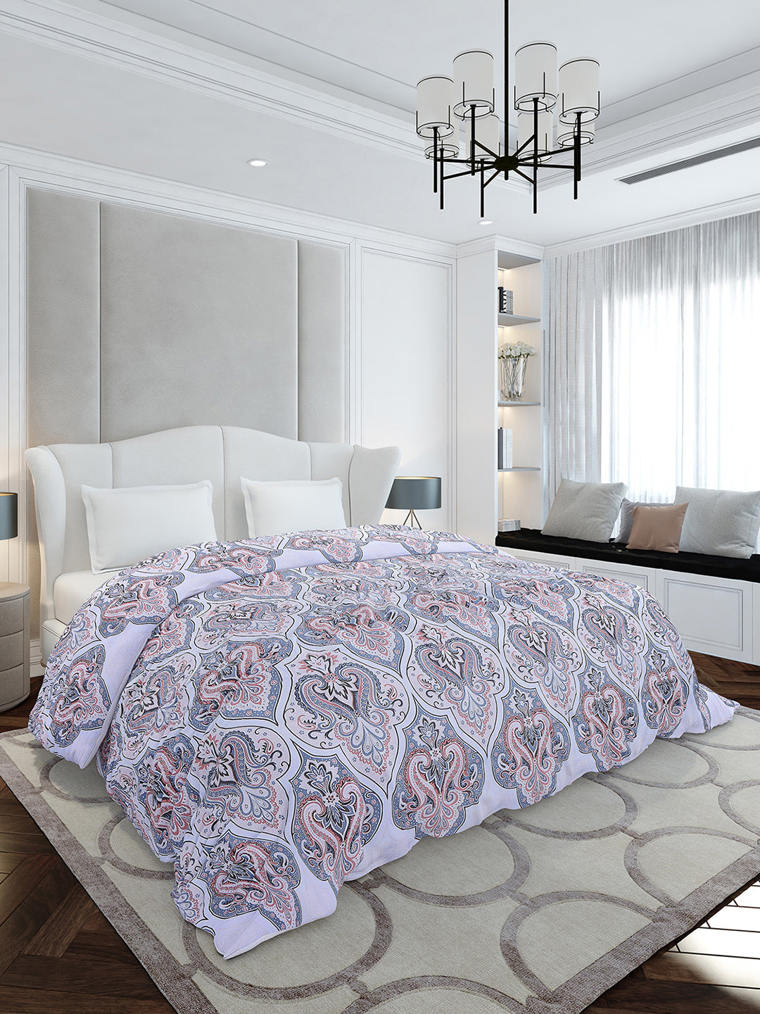 Printed Double Bed 210 GSM Duvet for Mild Winter - (Ecoesy)