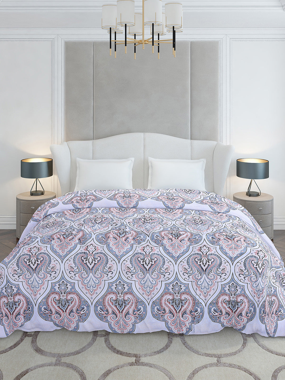 Printed Double Bed 210 GSM Duvet for Mild Winter - (Ecoesy)