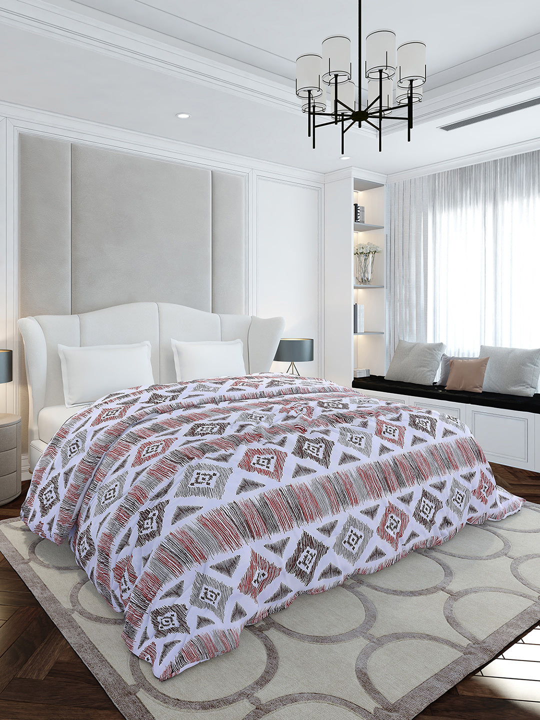 Printed Double Bed 210 GSM Duvet for Mild Winter - (Ecoesy)