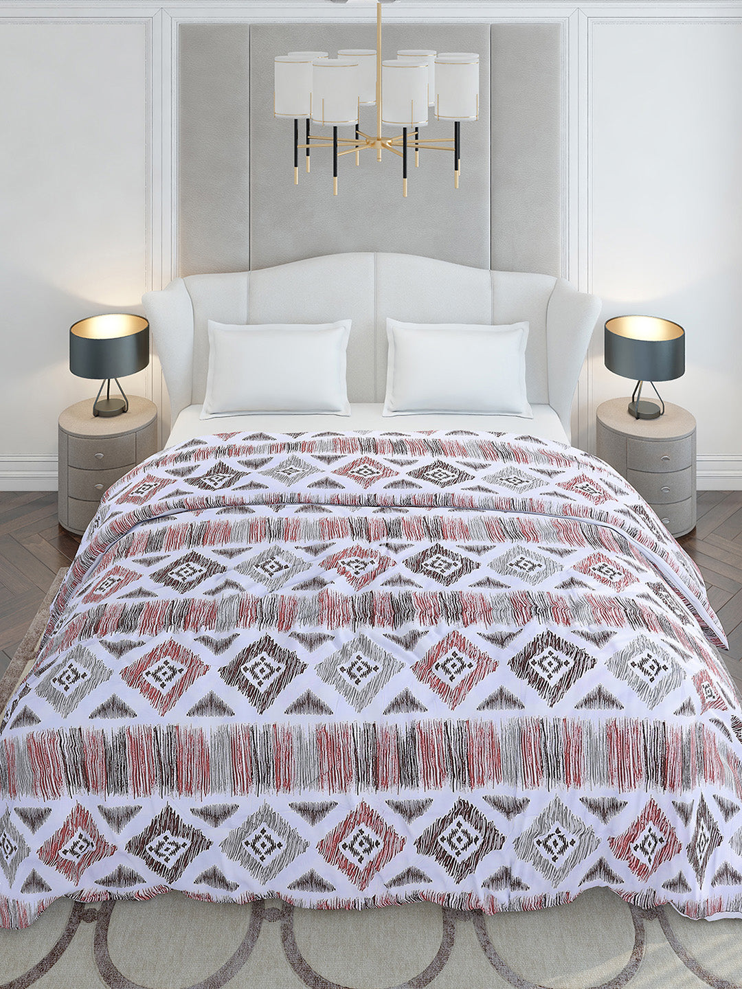 Printed Double Bed 210 GSM Duvet for Mild Winter - (Ecoesy)