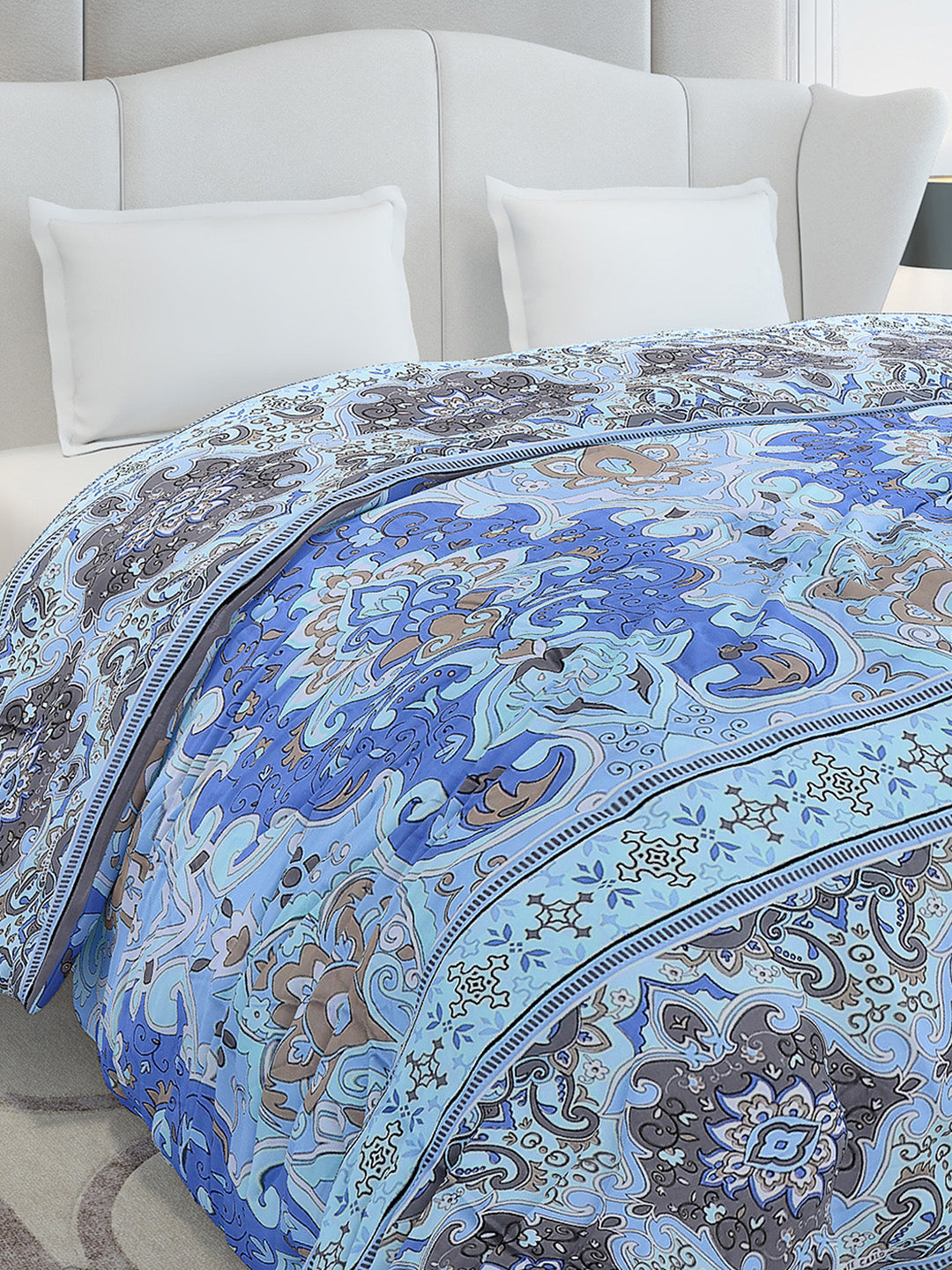 Printed Double Bed 210 GSM Duvet for Mild Winter - (Ecoesy)