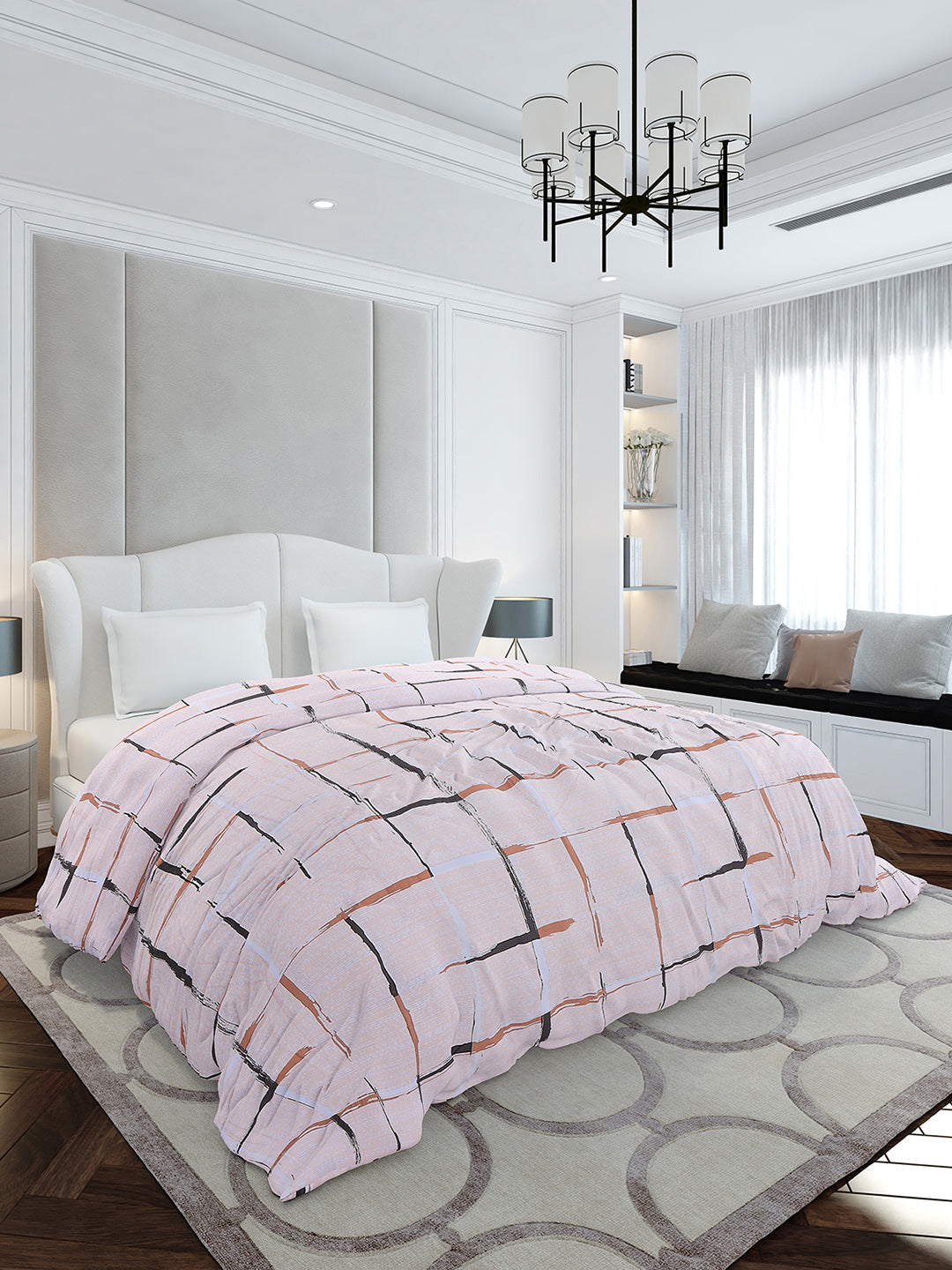 Printed Double Bed 210 GSM Duvet for Mild Winter - (Ecoesy)