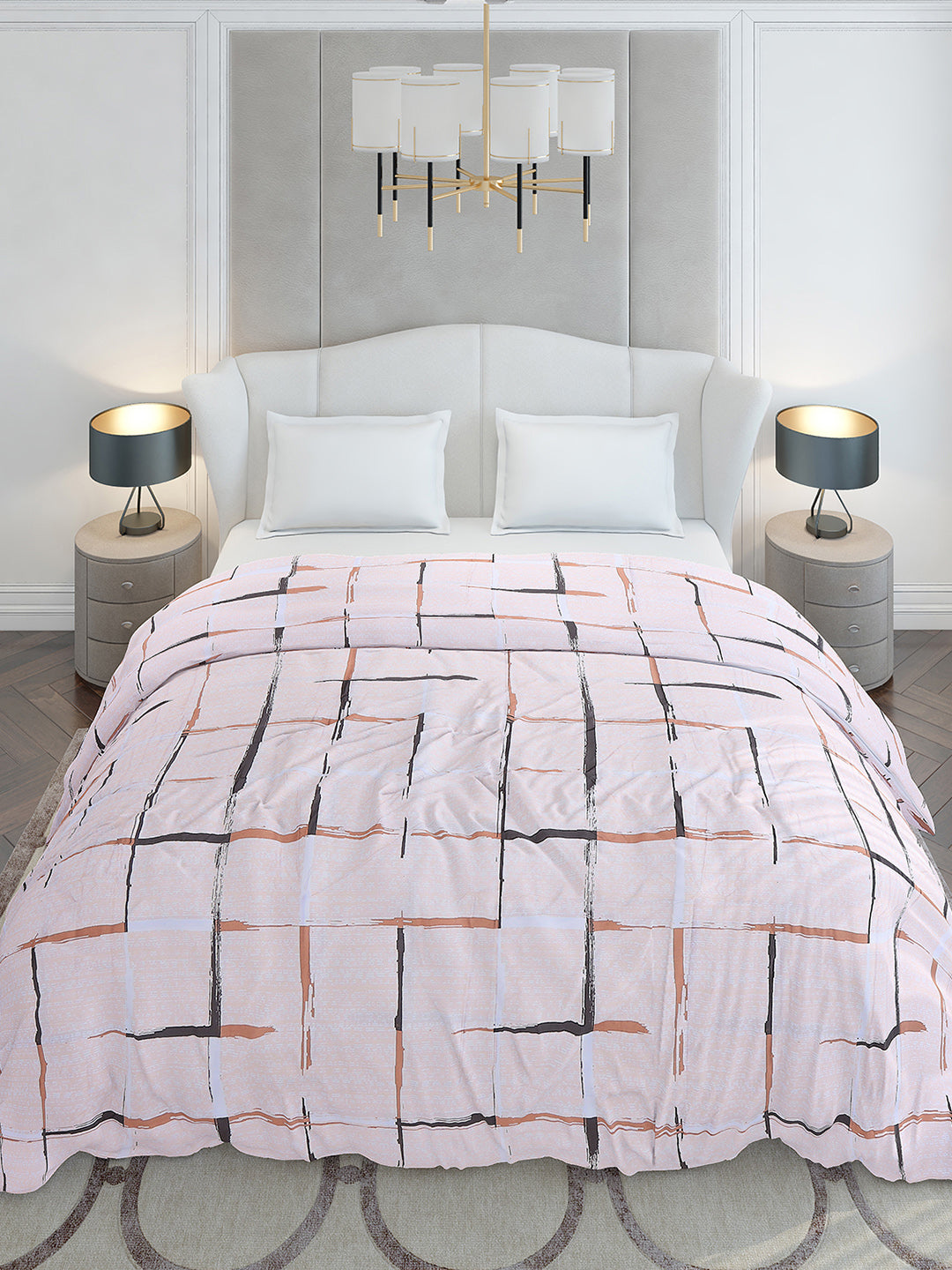 Printed Double Bed 210 GSM Duvet for Mild Winter - (Ecoesy)