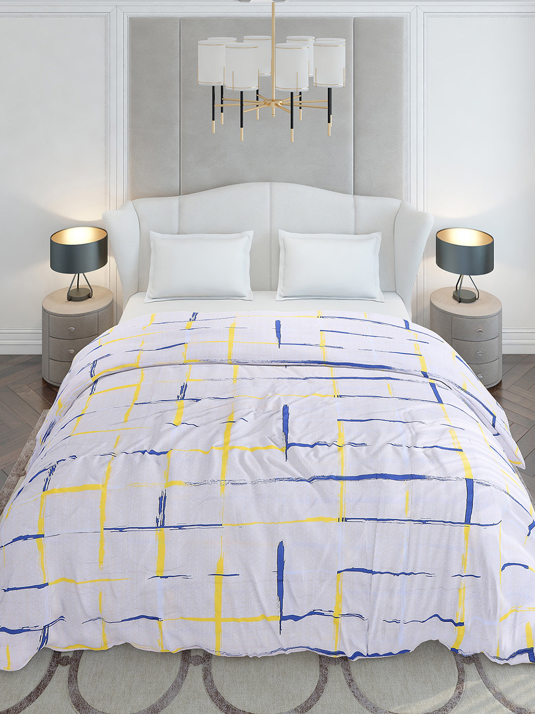 Printed Double Bed 210 GSM Duvet for Mild Winter - (Ecoesy)