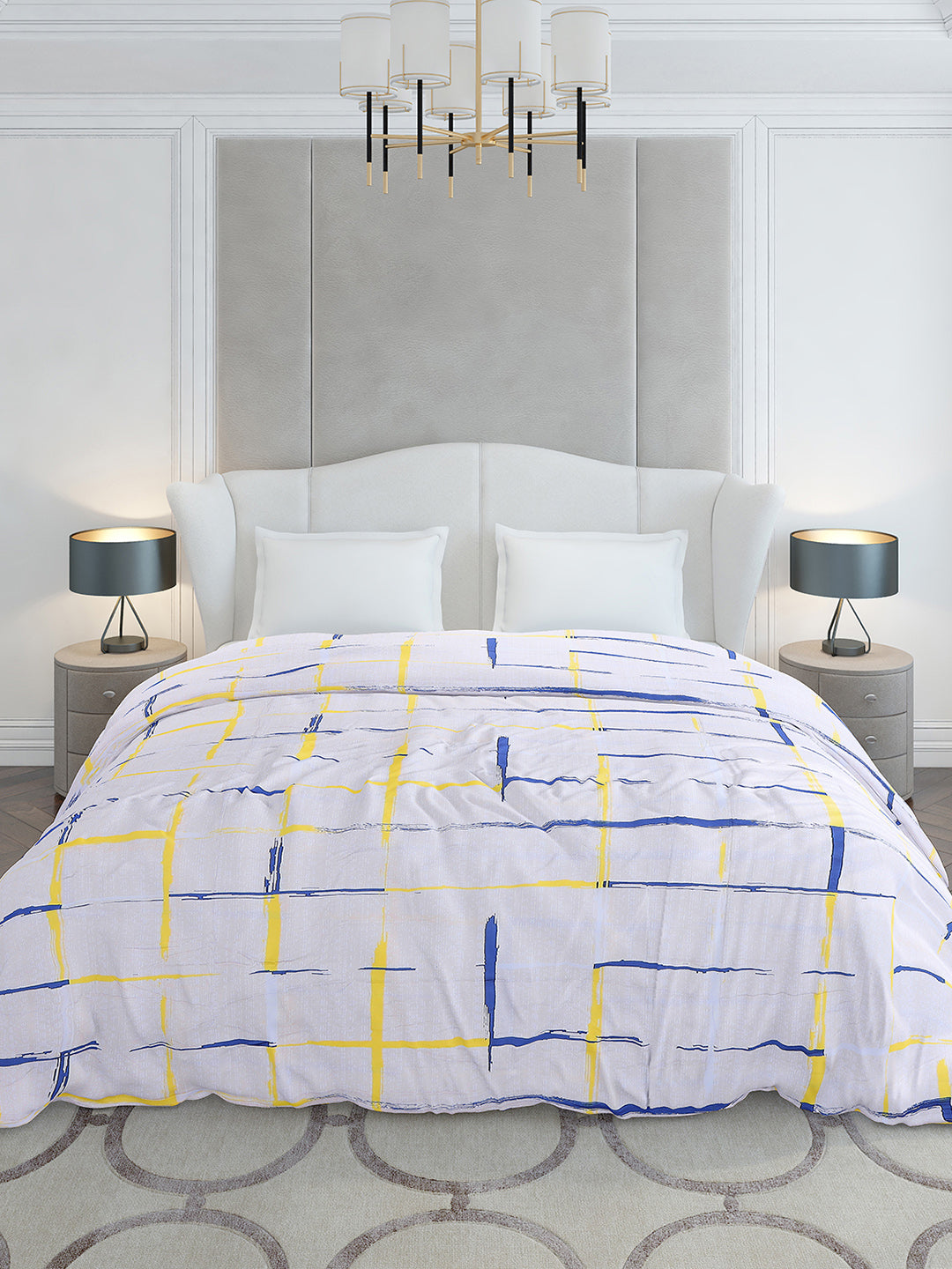 Printed Double Bed 210 GSM Duvet for Mild Winter - (Ecoesy)