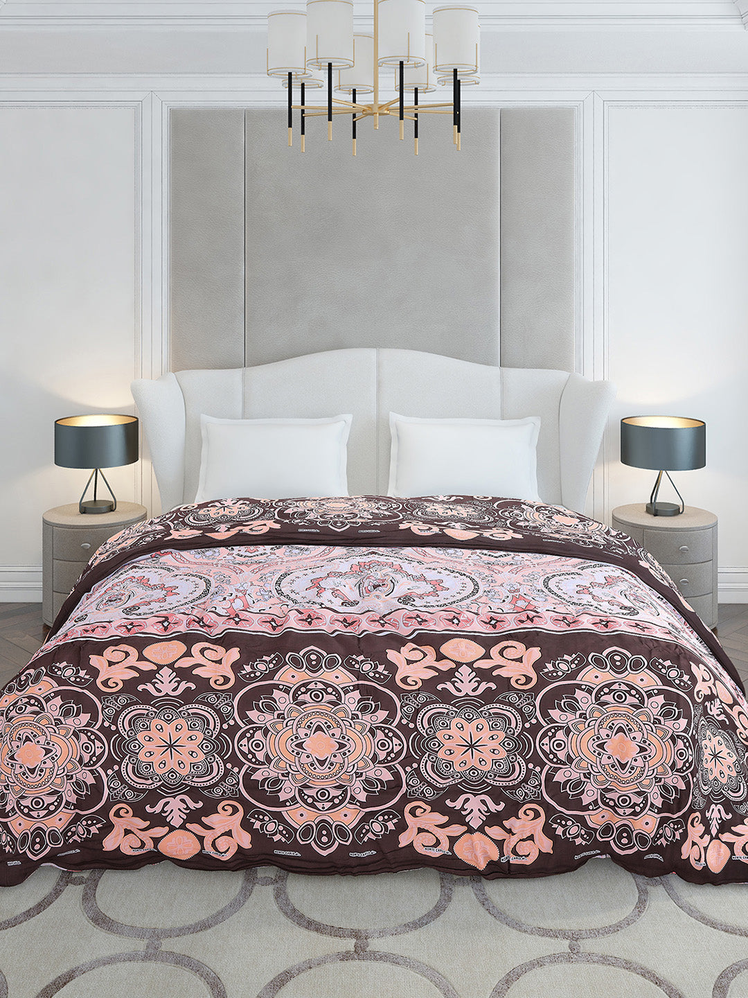 Printed Double Bed 210 GSM Duvet for Mild Winter - (Ecoesy)
