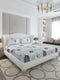 130 GSM Polyester King Size 1 Bedsheet with 2 Pillow Covers (Stanley Gold)