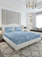 130 GSM Polyester King Size 1 Bedsheet with 2 Pillow Covers (Stanley Gold)