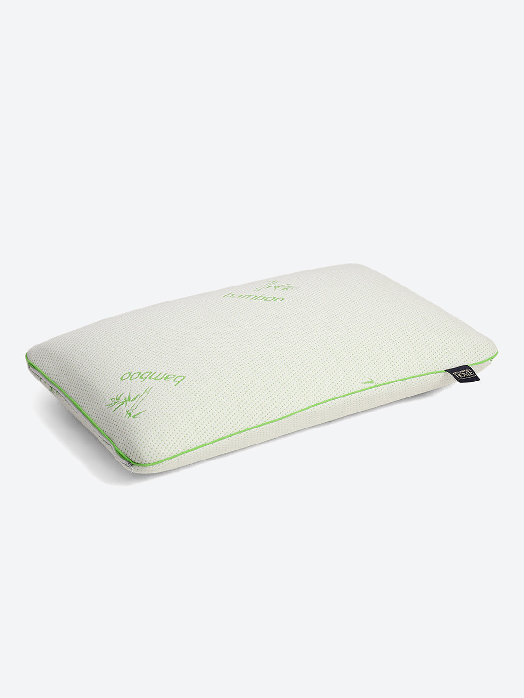 Light Green Printed Bamboo with Memory Foam Pillow