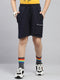 Boys Navy Blue Printed   Bermuda