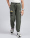 Boys Grey Printed Regular Fit Lower