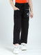 Girls Black Solid Regular Fit Lower