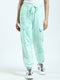 Girls Green Printed Regular Fit Lower
