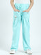Girls Green Printed Regular Fit Lower