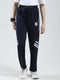 Boys Navy Blue Printed Regular Fit Lower