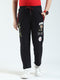 Boys Black Solid Regular Fit Lower
