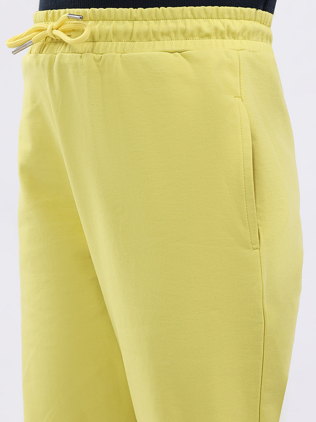 Girls Yellow Printed Hooded Full Sleeve Cords Set