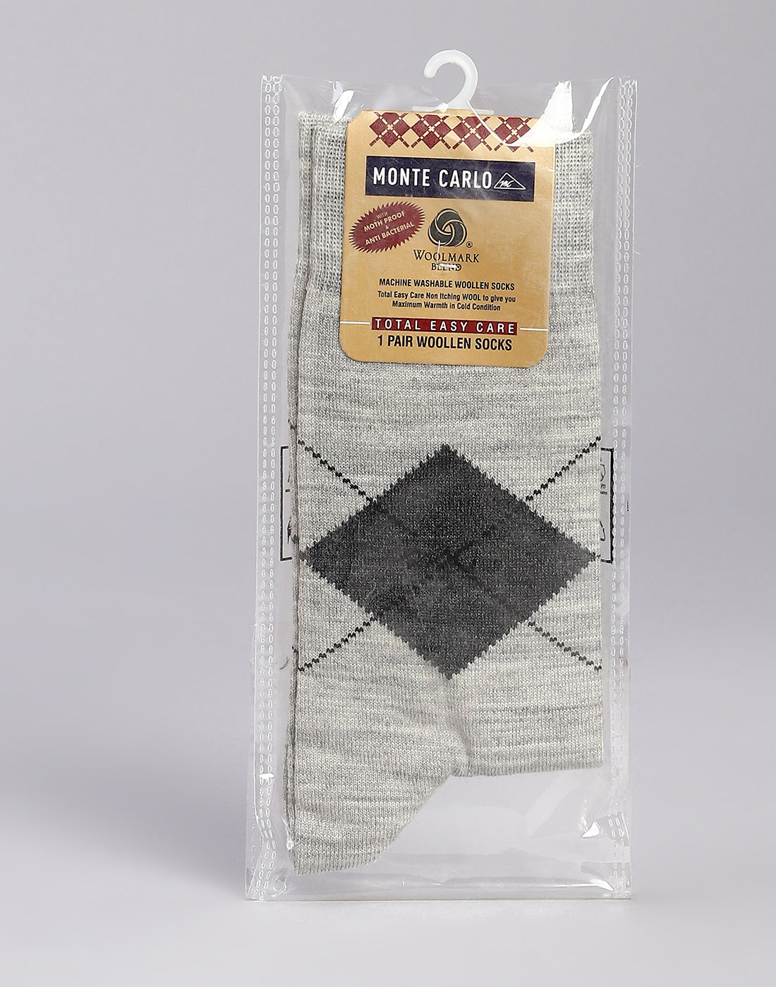 Men Cotton Blend Solid Calf Length Socks (1 Pair)