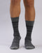 Men Cotton Blend Self Design Calf Length Socks (1 Pair)
