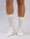 Men Cotton Blend Self Design Calf Length Socks (1 Pair)